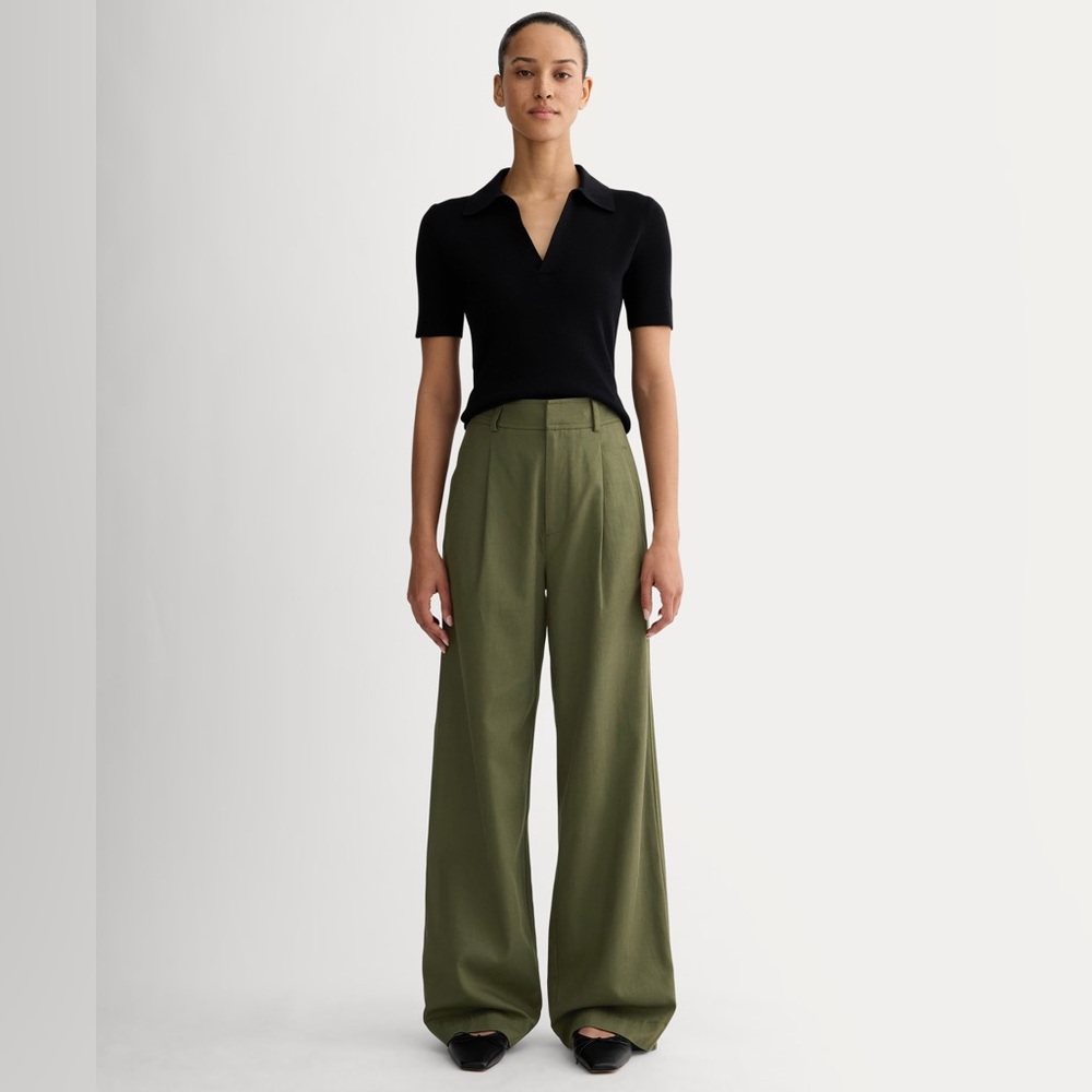 The Draper Pleated Pant in Buttersmooth